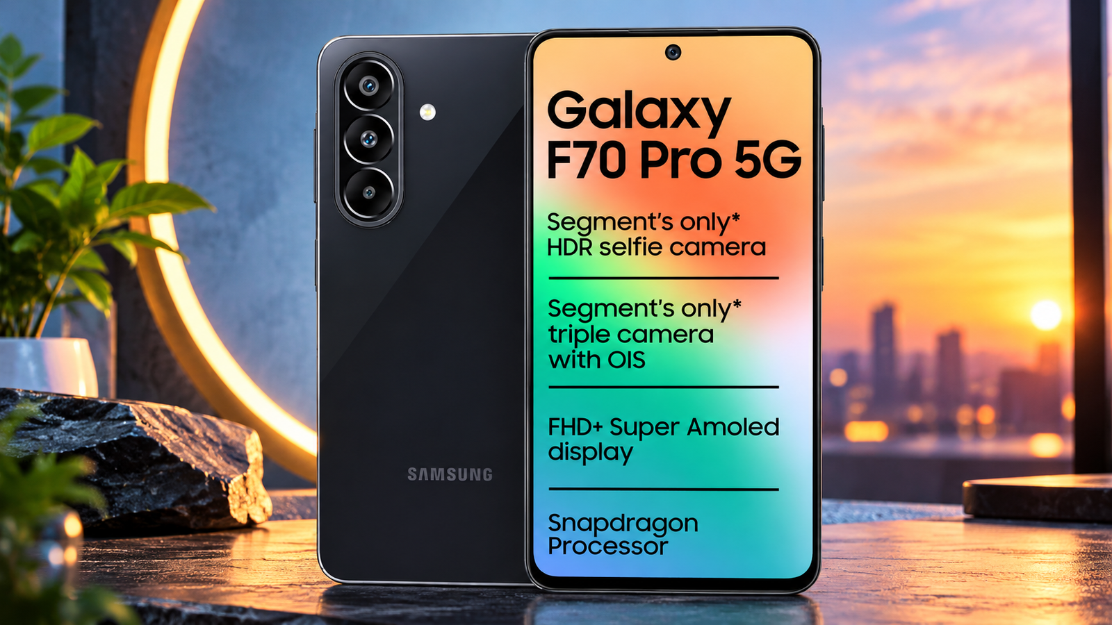 Samsung Galaxy F70 Pro 5G Showcase