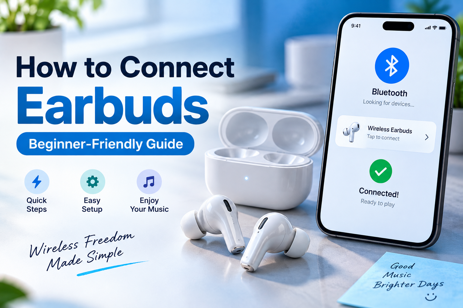 How to Connect Earbuds