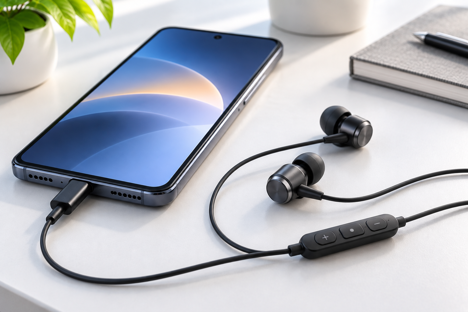 Type C Headphones with Mic