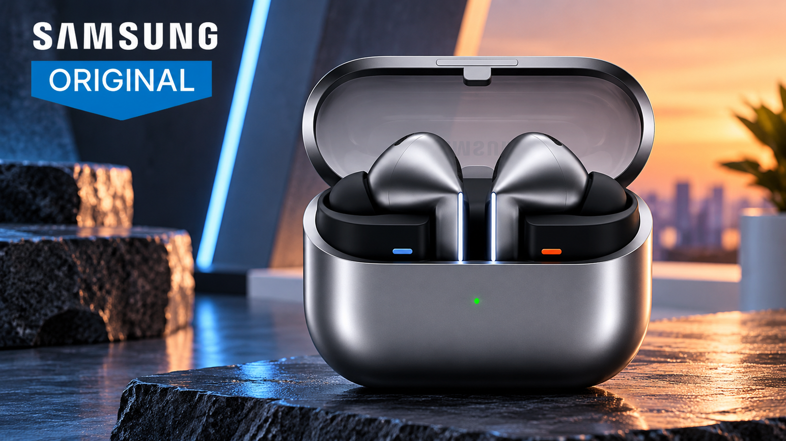 amsung Earbuds in Cinematic Light